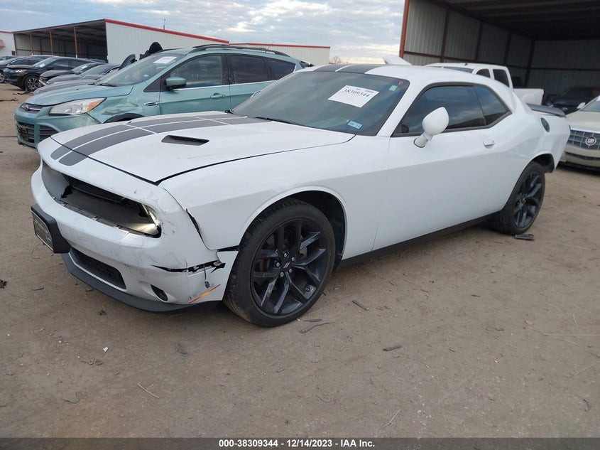 VIN 2C3CDZAG8NH163357 2022 DODGE CHALLENGER SXT