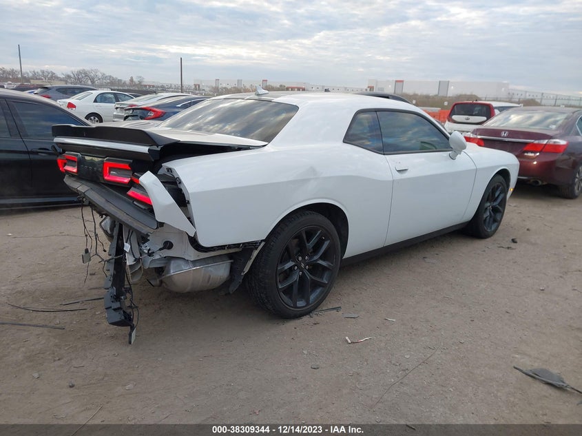 VIN 2C3CDZAG8NH163357 2022 DODGE CHALLENGER SXT