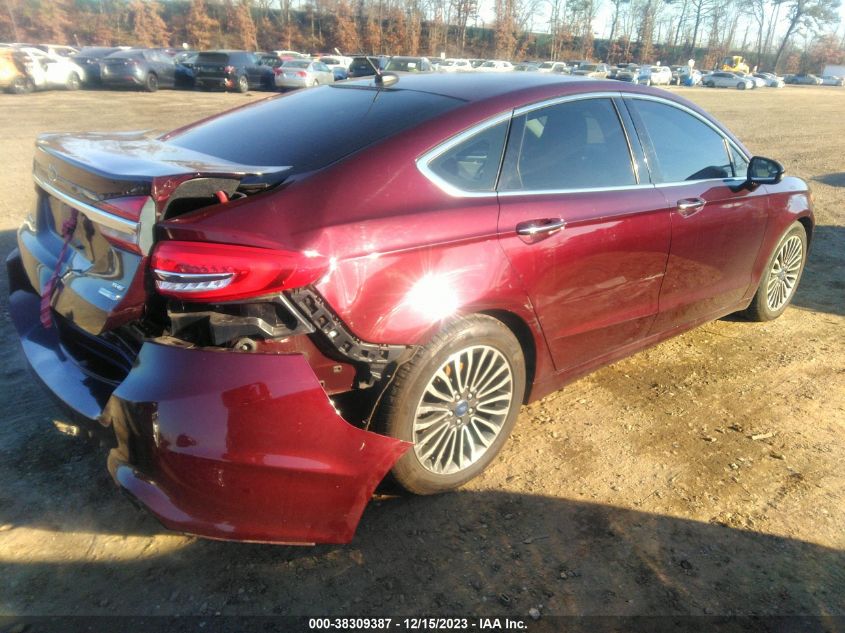 2017 FORD FUSION SE - 3FA6P0T90HR268693