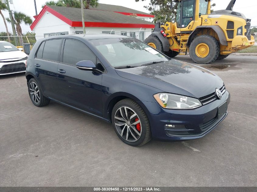 2017 VOLKSWAGEN GOLF TSI S 4-DOOR/TSI SE 4-DOOR/TSI SEL 4-DOOR/TSI WOLFSBURG EDITION 4-DOOR - 3VW217AU4HM055976