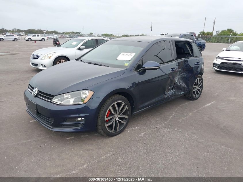 2017 VOLKSWAGEN GOLF TSI S 4-DOOR/TSI SE 4-DOOR/TSI SEL 4-DOOR/TSI WOLFSBURG EDITION 4-DOOR - 3VW217AU4HM055976