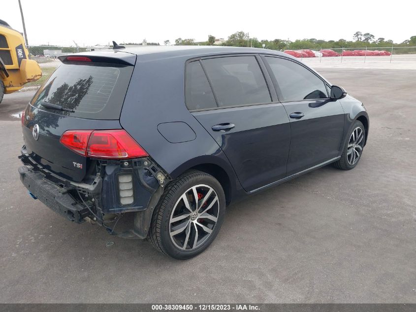 2017 VOLKSWAGEN GOLF TSI S 4-DOOR/TSI SE 4-DOOR/TSI SEL 4-DOOR/TSI WOLFSBURG EDITION 4-DOOR - 3VW217AU4HM055976
