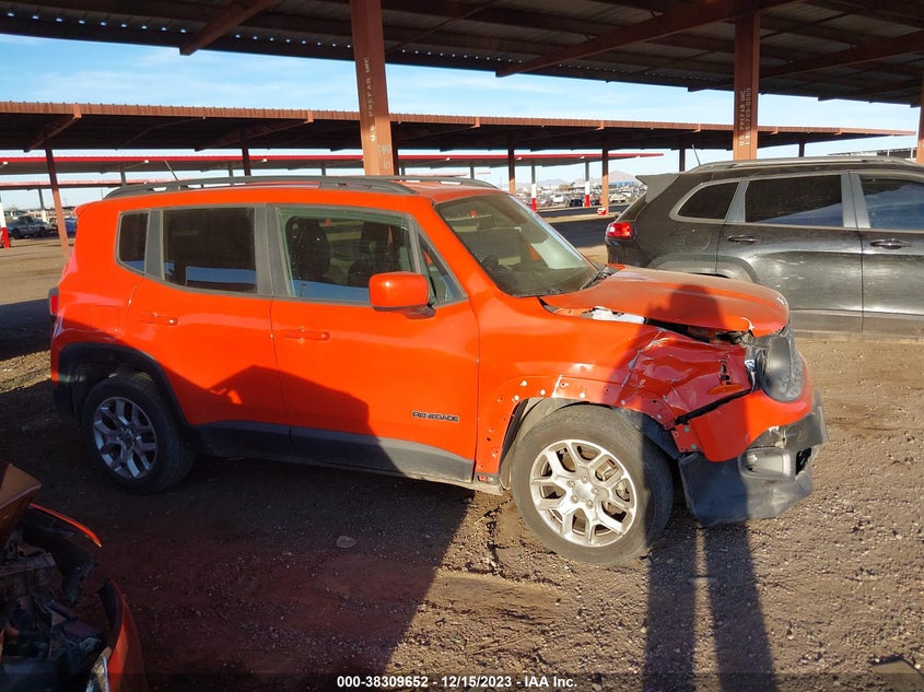 VIN ZACCJABB7HPE99884 2017 JEEP RENEGADE LATITUDE FWD