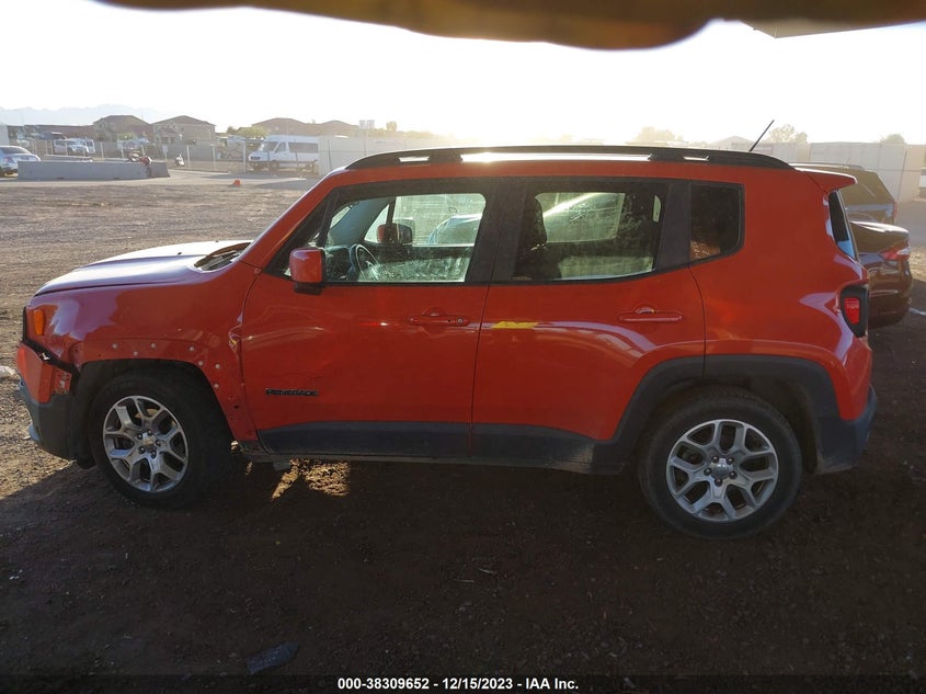 VIN ZACCJABB7HPE99884 2017 JEEP RENEGADE LATITUDE FWD