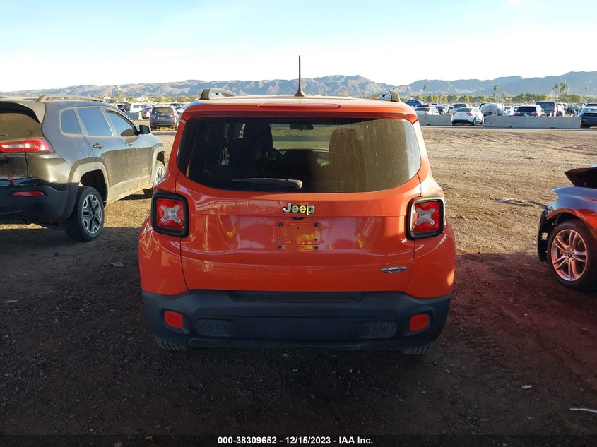 VIN ZACCJABB7HPE99884 2017 JEEP RENEGADE LATITUDE FWD