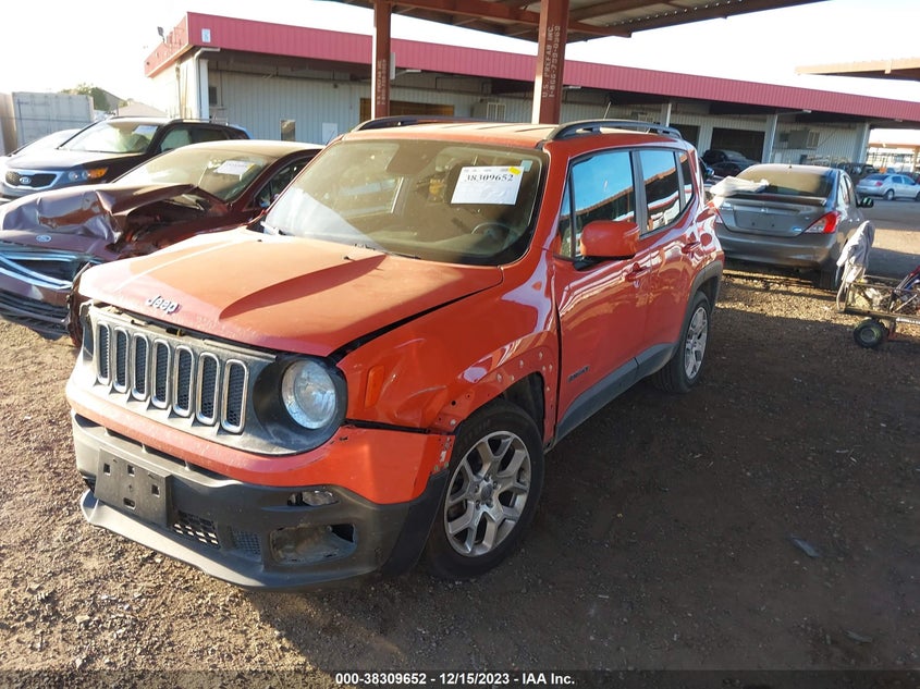 VIN ZACCJABB7HPE99884 2017 JEEP RENEGADE LATITUDE FWD