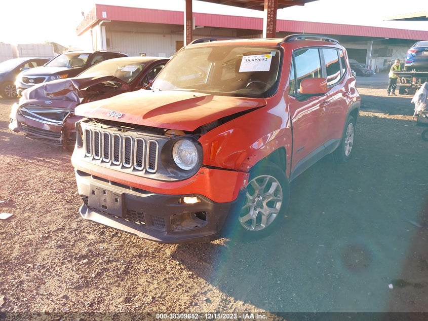 VIN ZACCJABB7HPE99884 2017 JEEP RENEGADE LATITUDE FWD