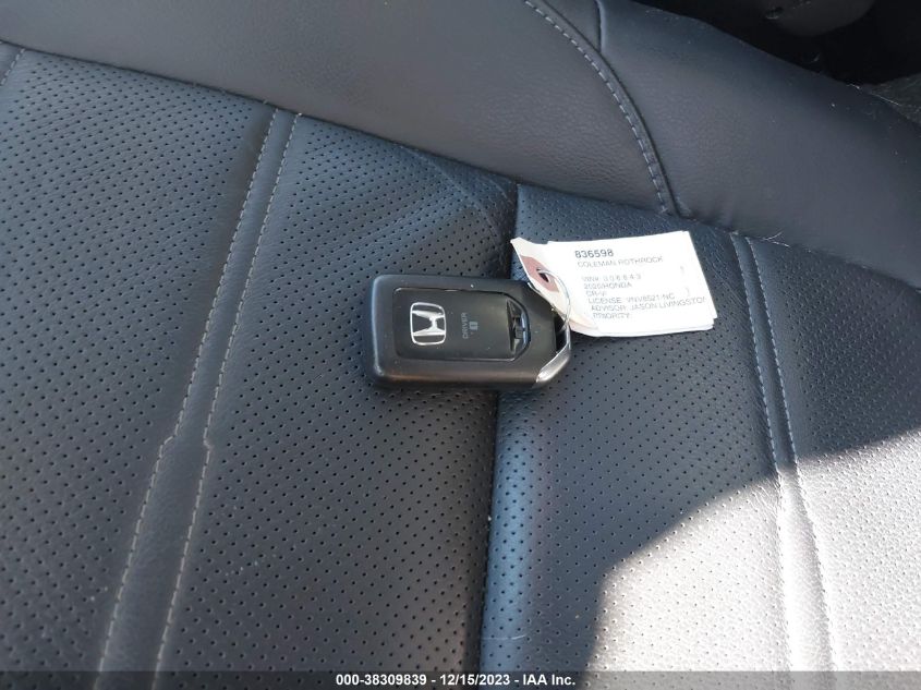 2020 HONDA CR-V EXL - 5J6RW2H86LA006843