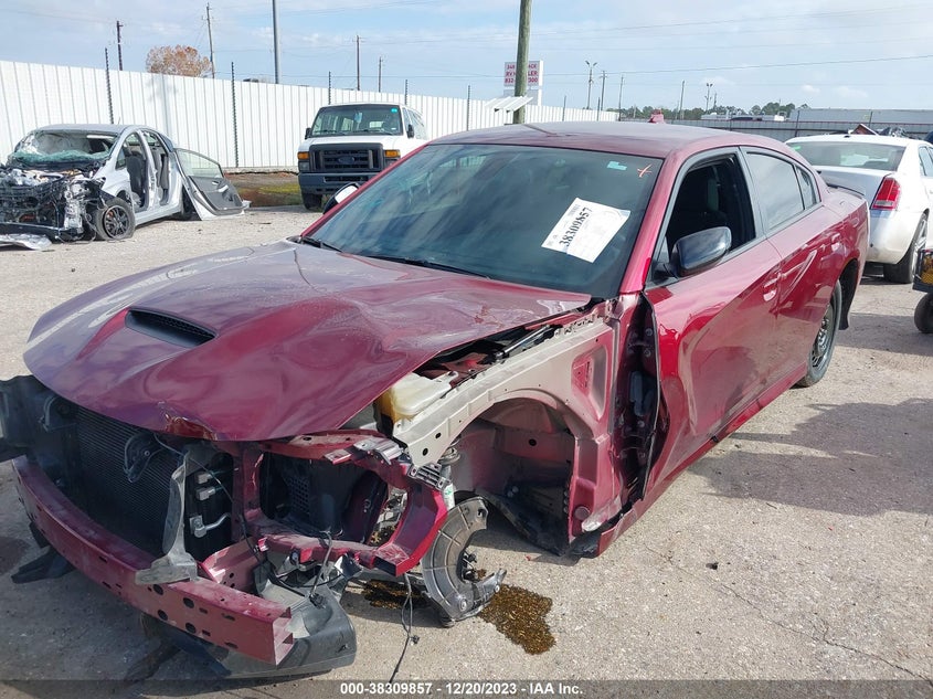 VIN 2C3CDXHG9MH581306 2021 DODGE CHARGER GT