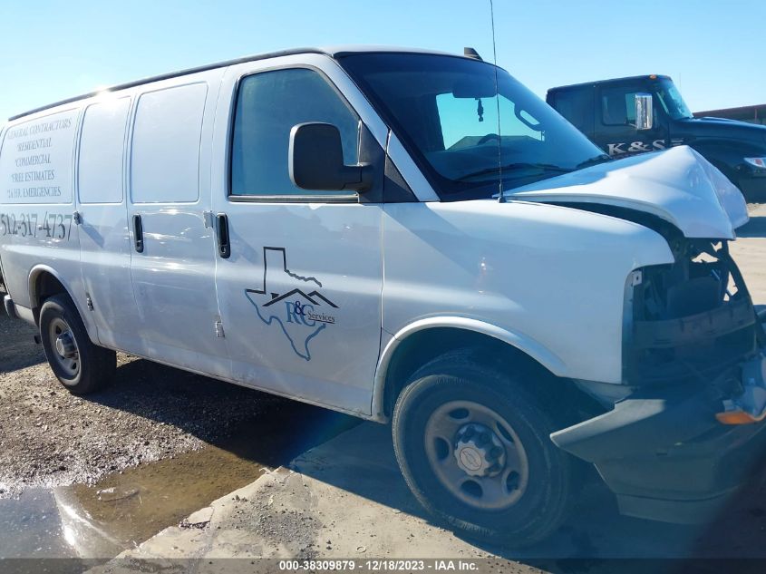 2018 CHEVROLET EXPRESS 2500 WORK VAN 1GCWGAFG7J1338328