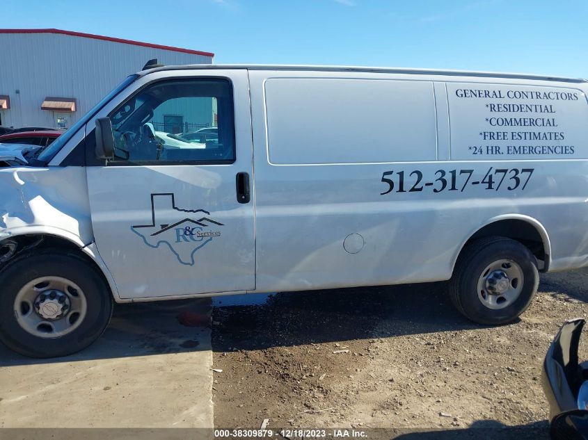 2018 CHEVROLET EXPRESS 2500 WORK VAN 1GCWGAFG7J1338328