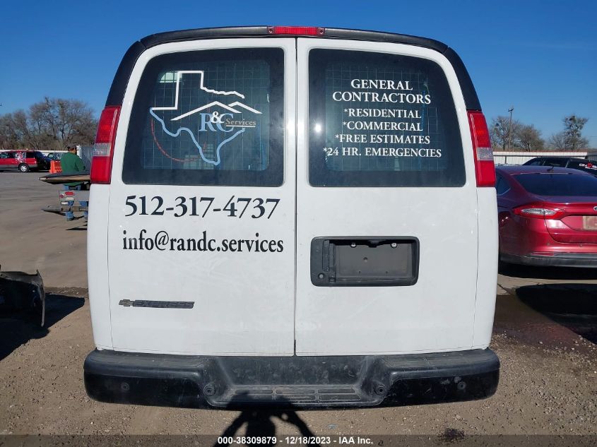 2018 CHEVROLET EXPRESS 2500 WORK VAN 1GCWGAFG7J1338328