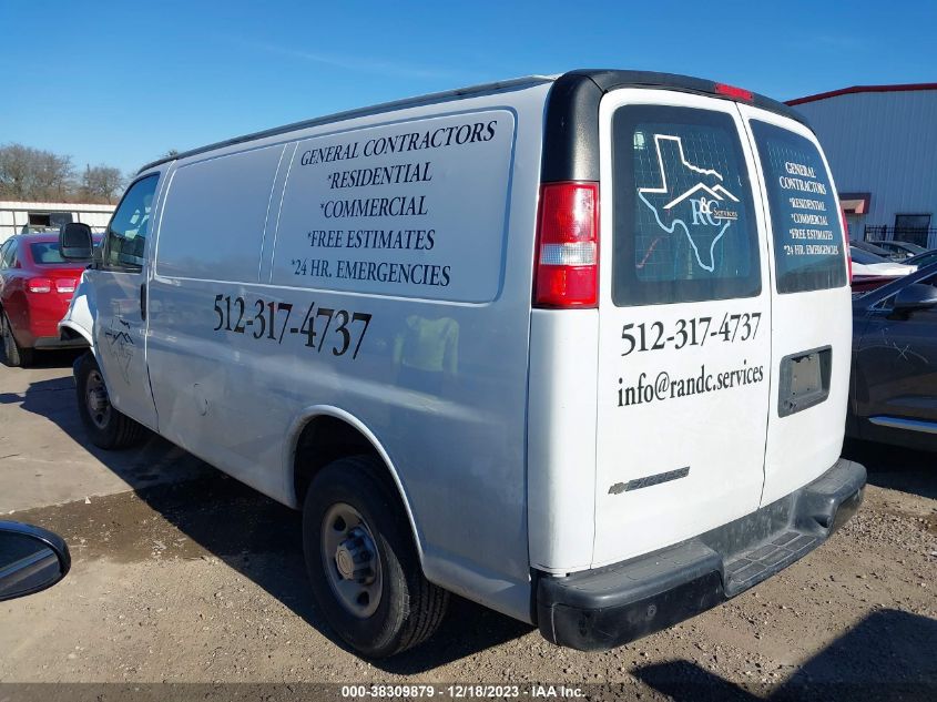 2018 CHEVROLET EXPRESS 2500 WORK VAN 1GCWGAFG7J1338328