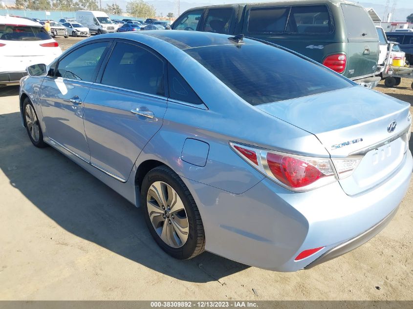 2014 HYUNDAI SONATA HYBRID LIMITED - KMHEC4A40EA106693
