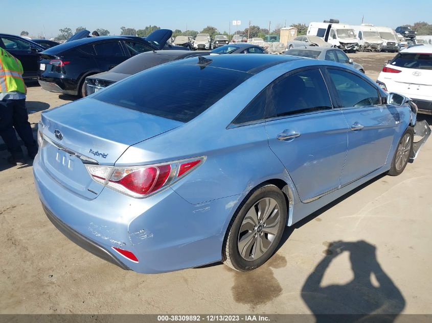 2014 HYUNDAI SONATA HYBRID LIMITED - KMHEC4A40EA106693