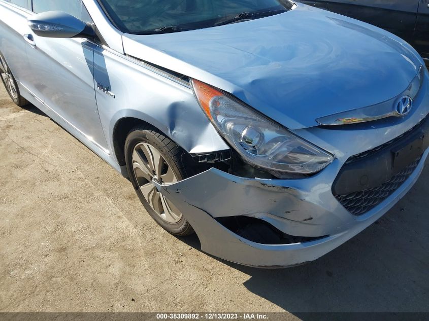 2014 HYUNDAI SONATA HYBRID LIMITED - KMHEC4A40EA106693