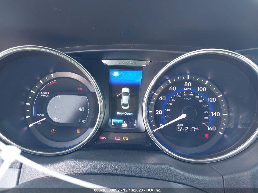 2014 HYUNDAI SONATA HYBRID LIMITED - KMHEC4A40EA106693