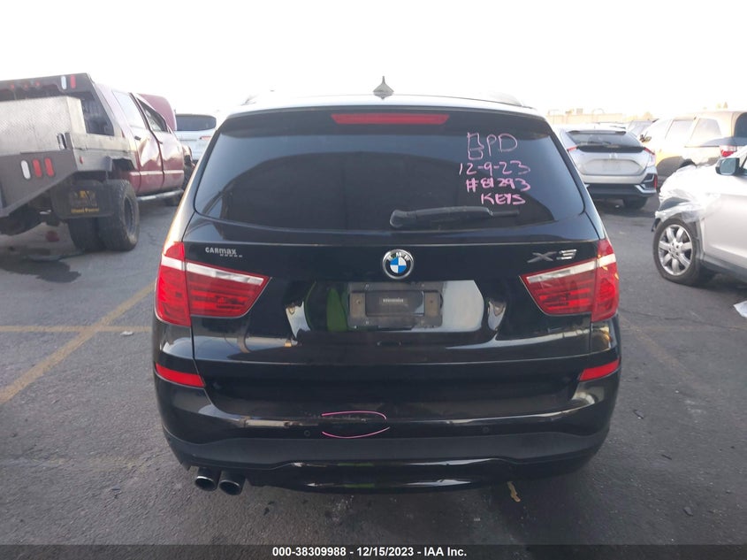 VIN 5UXWX9C39H0W69006 2017 BMW X3 XDRIVE28I