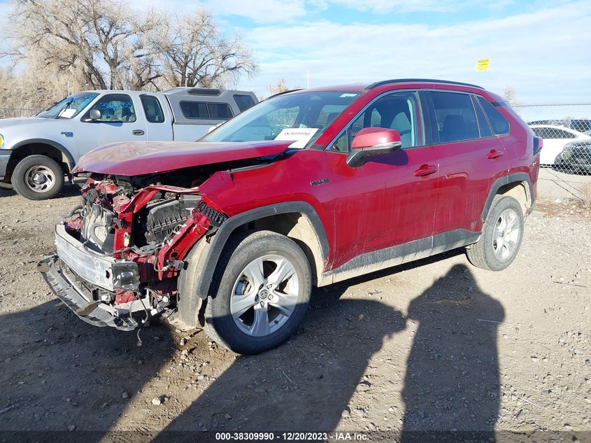 VIN 2T3RWRFV3MW109616 2021 TOYOTA RAV4 XLE