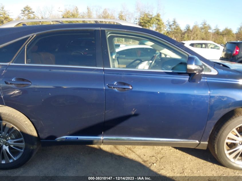 2013 LEXUS RX 450H - JTJBC1BA4D2051679
