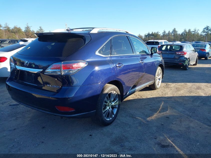 2013 LEXUS RX 450H - JTJBC1BA4D2051679