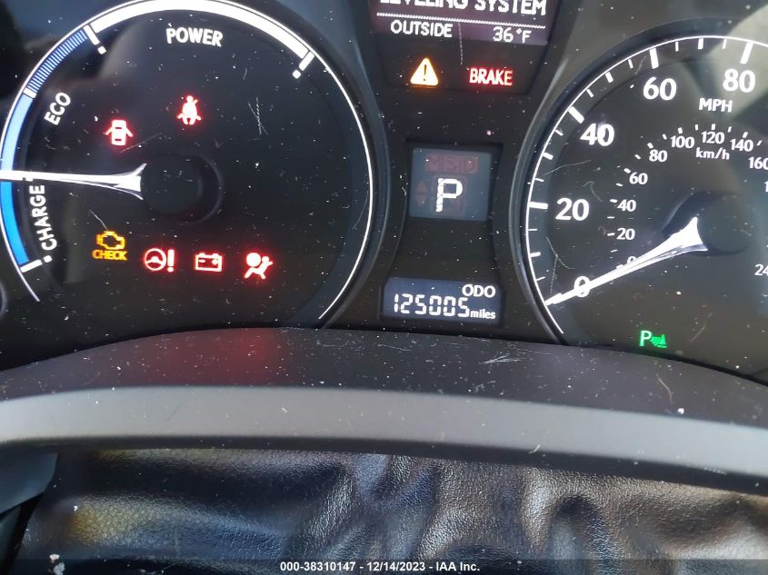 2013 LEXUS RX 450H - JTJBC1BA4D2051679