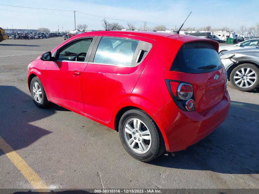 2014 CHEVROLET SONIC LT AUTO - 1G1JC6SB9E4123916
