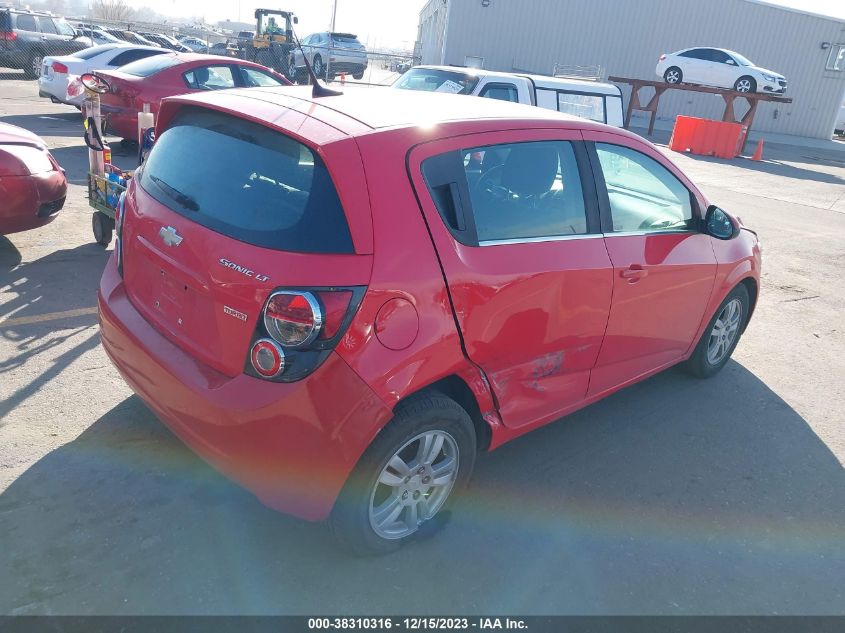 2014 CHEVROLET SONIC LT AUTO - 1G1JC6SB9E4123916