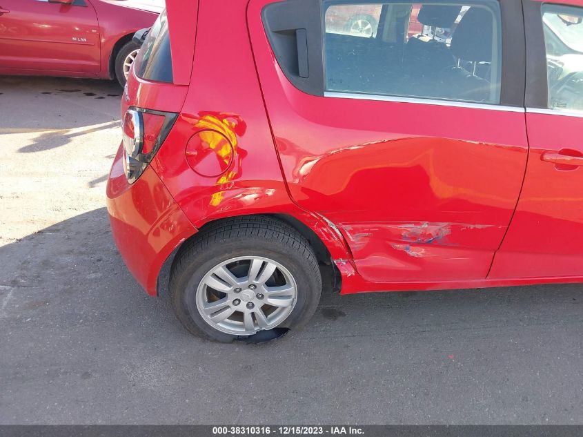 2014 CHEVROLET SONIC LT AUTO - 1G1JC6SB9E4123916