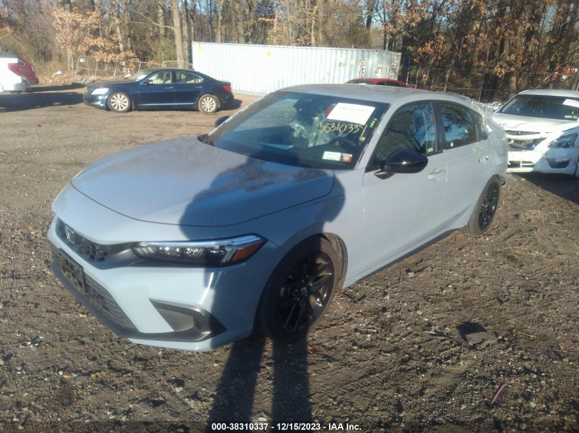 2022 HONDA CIVIC SPORT - 19XFL2H88NE012385