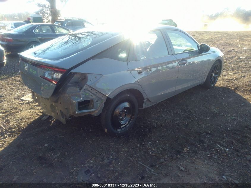 2022 HONDA CIVIC SPORT - 19XFL2H88NE012385