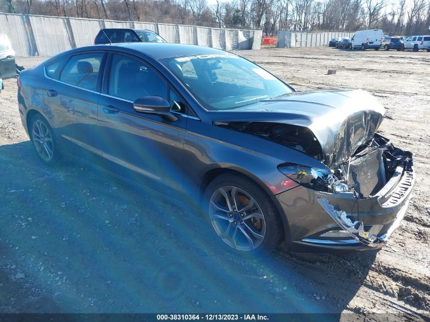 2017 FORD FUSION SE - 3FA6P0H75HR270978