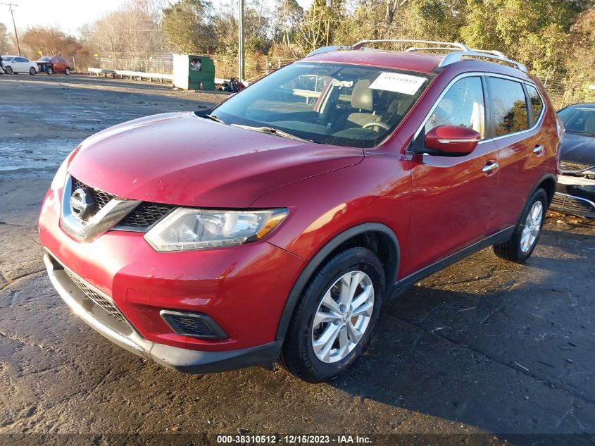 2015 NISSAN ROGUE SV - KNMAT2MT2FP528649