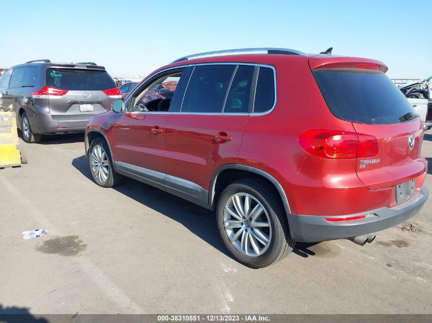 2016 VOLKSWAGEN TIGUAN SE - WVGAV7AX9GW019997