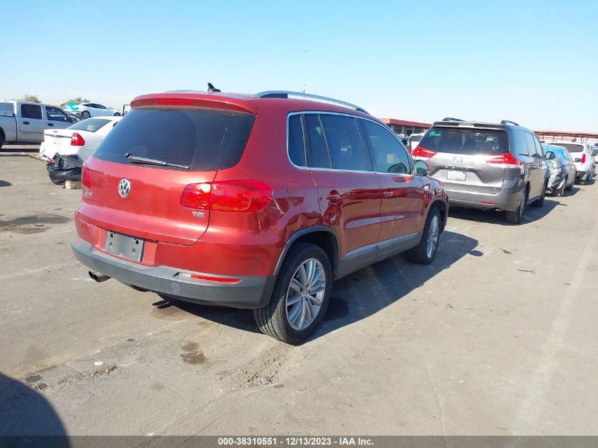 2016 VOLKSWAGEN TIGUAN SE - WVGAV7AX9GW019997