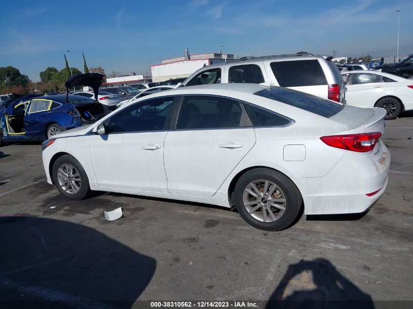 2017 HYUNDAI SONATA SE - 5NPE24AF9HH530461