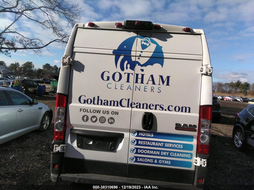 VIN 3C6LRVBG1ME538317 2021 RAM PROMASTER 1500 1500 HIGH