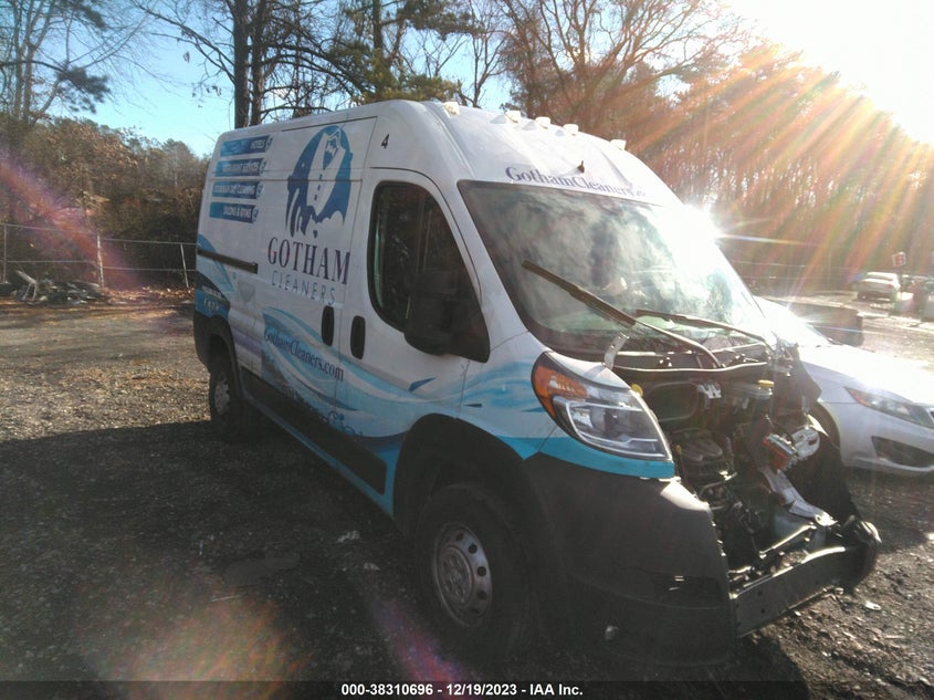 VIN 3C6LRVBG1ME538317 2021 RAM PROMASTER 1500 1500 HIGH