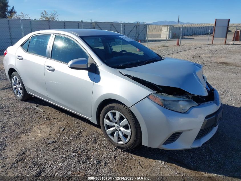 2015 TOYOTA COROLLA LE - 2T1BURHE3FC436115