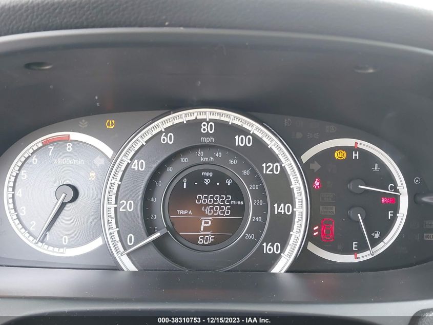 2017 HONDA ACCORD EX - 1HGCR2F70HA211175