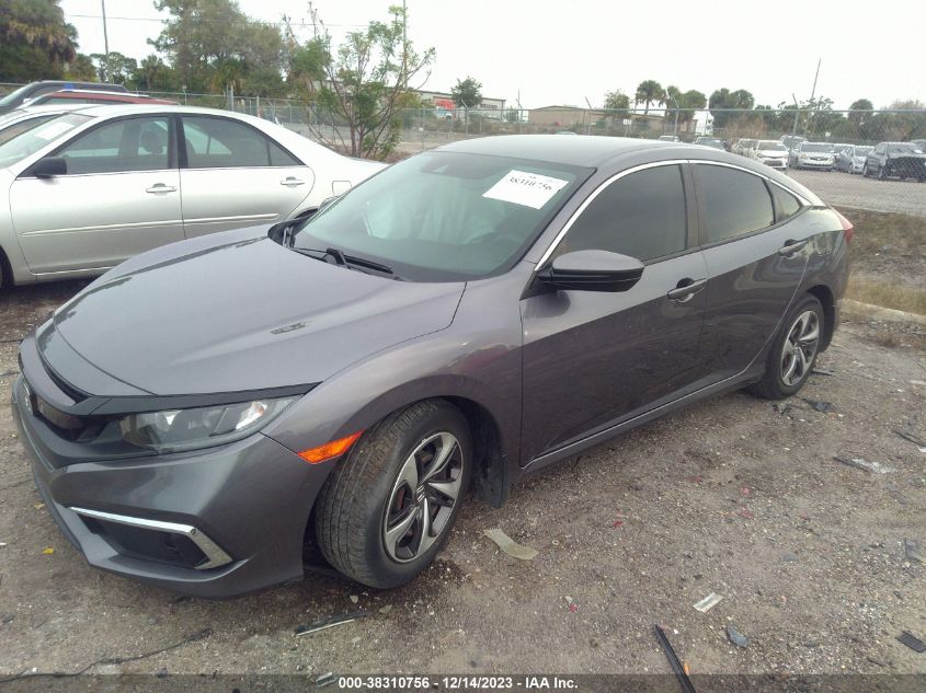 2020 HONDA CIVIC LX - 19XFC2F63LE206059