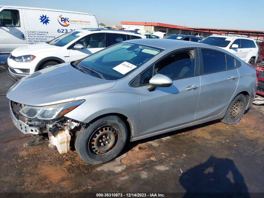 2017 CHEVROLET CRUZE LS AUTO - 3G1BC5SM9HS541154