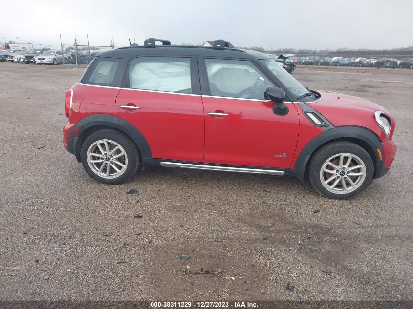 2016 MINI COUNTRYMAN COOPER S WMWZC5C53GWU01582