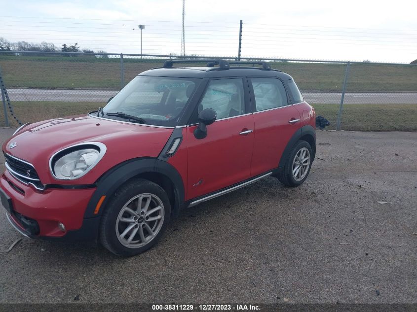 2016 MINI COUNTRYMAN COOPER S WMWZC5C53GWU01582