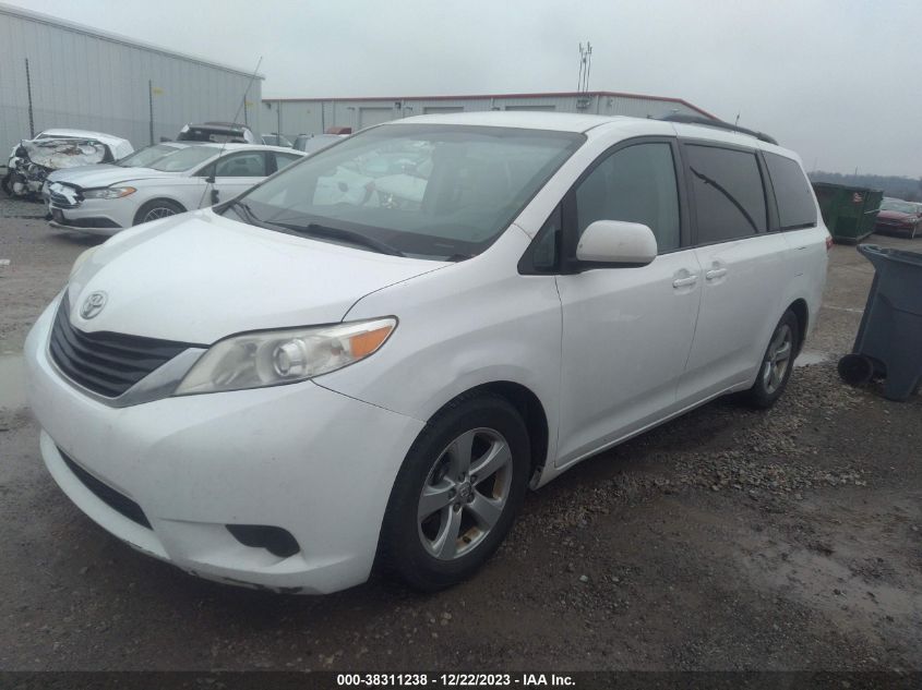 2013 TOYOTA SIENNA LE V6 8 PASSENGER - 5TDKK3DC4DS319932