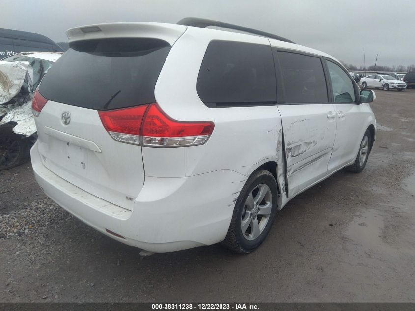 2013 TOYOTA SIENNA LE V6 8 PASSENGER - 5TDKK3DC4DS319932