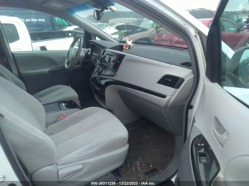 2013 TOYOTA SIENNA LE V6 8 PASSENGER - 5TDKK3DC4DS319932