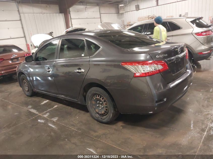 2014 NISSAN SENTRA FE+ S/FE+ SV/S/SL/SR/SV - 3N1AB7AP3EL658329
