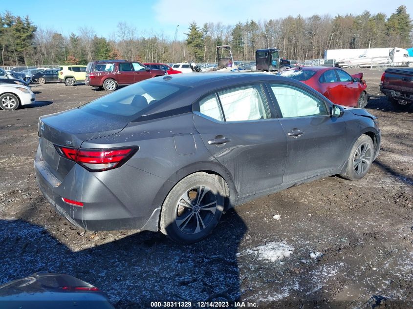 2022 NISSAN SENTRA SV XTRONIC CVT - 3N1AB8CV9NY294101