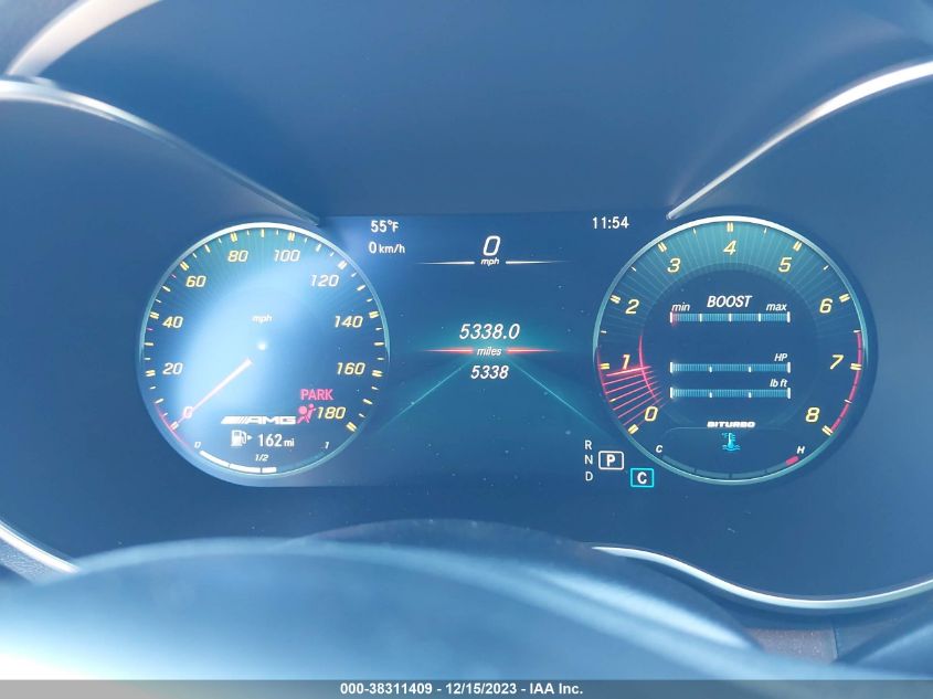 2022 MERCEDES-BENZ AMG C 43 4MATIC W1KWK6EB3NG112149